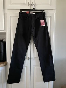 Hombre Levi Strauss Signature Jeans Negro Comfort Flex 30x32 Nuevo Con Etiquetas - Imagen 1 de 6