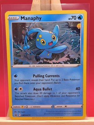 Manaphy SWSH275 Sword & Shield Ultra Rare Holo Promo Pokemon Card * New * - Image 1 of 4