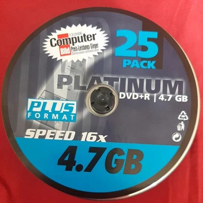 38x DVD-R  -  4.7 GB - 8.5 GB  -  Speed 16x - Speed 8x + 3x CD-R 700 MB - Bild 1 von 4