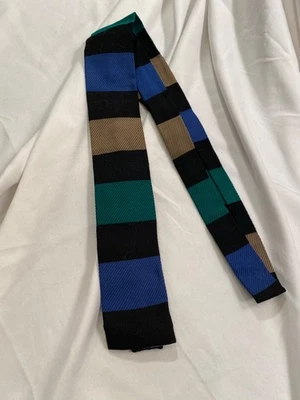 Vintage Rooster brand madras stripe tie - Image 1 of 3