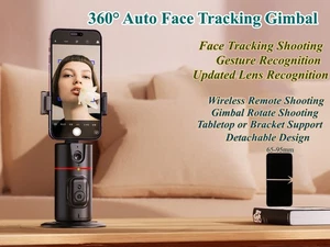 Detachable Face Tracking Gimbal,Remote,360° Photography,Gesture,Lens Recognition - Picture 1 of 11