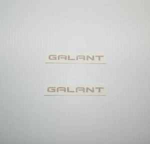 New Mitsubishi GALANT Logo Decal Pair 3.25" Sail Panel Window VR4 Turbo 4g63 DSM - Picture 1 of 5