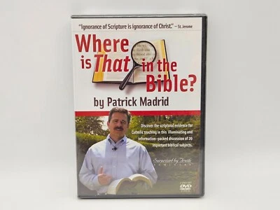 Where Is That In The Bible (DVD, 2-Disc Set, 2004) Patrick Madrid Seminar - New - Image 1 of 4