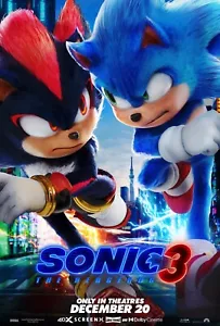 Poster film Sonic Il Riccio 3 (c) - 11 x 17 pollici - Foto 1 di 1