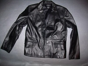 Women's Mixit leather blazer size 10 - Picture 1 of 5