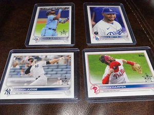 2022 Topps Baseball All-Star Game Aaron Judge, Harper, Betts, and Guerrero Lot - Picture 1 of 11