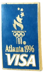 Olympics Atlanta 1996 "VISA" Official Sponsor (Blue) Anstecknadel - Bild 1 von 3