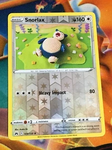 C1189 Pokemon TCG Crown Zenith Snorlax #109 NM Reverse Holo Rare - Bild 1 von 12