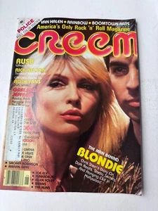 RIVISTA CREEM GIUGNO 1981 BLONDIE VAN HALEN POSTER POLIZIA CORSA ARCOBALENO - Foto 1 di 5