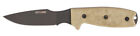 Ontario Knives RAT-3 Caper Fixed Blade Knife 8663 Carbon Steel Tan Micarta