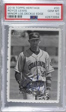 2018 Heritage Minor League Edition 1969 Topps Deckle Edge Royce Lewis #30 PSA 10