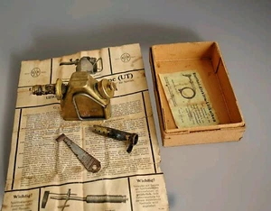 RARE Boxed Vintage GB Blowtorch tool Antique brass lamp Marked Torch - Picture 1 of 24