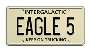 Spaceballs | Mel Brooks | Winnebago | EAGLE 5 | Metall gestempelt Prop Nummernschild - Bild 1 von 9