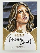 CZX Crisis on Infinite Earths Melissa Benoist Sketch Autograph by Lee Lightfoot