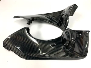 Carbon Fiber Ram Air Vent Intake Covers For 1999-2002 Yamaha YZF R6 - Picture 1 of 4