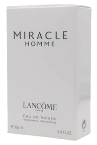❤️MIRACLE HOMME,LANCOME,EDT,3.4oz 100ml,sealed! - Picture 1 of 6