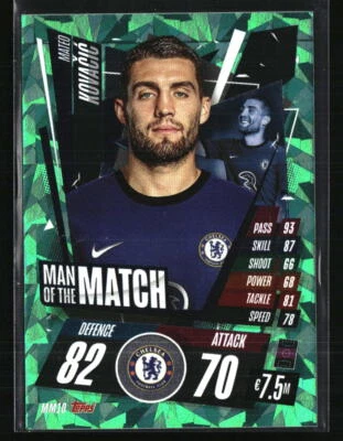Mateo Kovacic 2020 Topps Match Attax UEFA Champions League #MM10 Soccer Card - Image 1 of 2