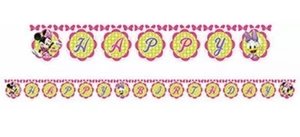 Minnie Mouse Birthday Banner - Birthday - Party - 2.6m Long - Picture 1 of 1