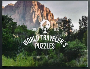 World Traveler's Puzzles Zion National Park, US, 1000 Pieces New/Sealed - Picture 1 of 6