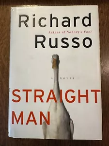 SIGNED Straight Man by Richard Russo 1997 HC/DJ FIRST EDITION LITERATURE HUMOR - Picture 1 of 7
