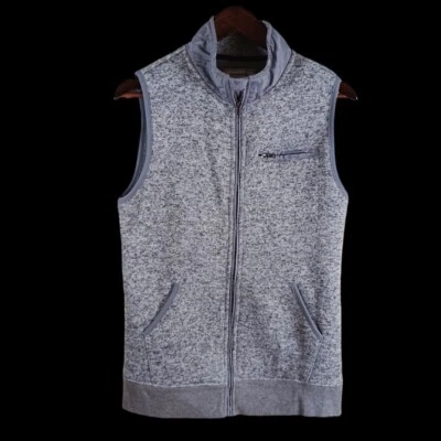 Chaleco Suéter Crown & Ivy Niños Talla XL Gris Sin Mangas Cremallera Completa Bolsillos Informal Foto 1 de 4