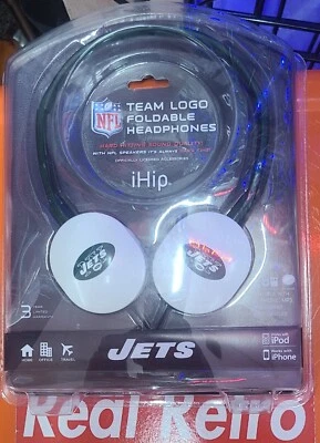 Складные никель-металлогидридные наушники NY JETS iHip - Изображение 1 из 2