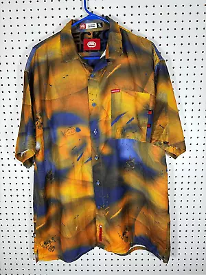 Marc Ecko unlimited 90’s/Y2K Marvel collab wolverine button down shirt size XL - Image 1 of 4