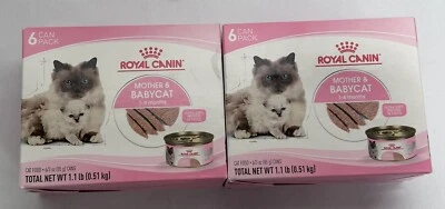 Royal Canin Wet Cat Food Mother & Babycat Kitten Feline Nutrition Lot Of 2 (12) - Image 1 of 3