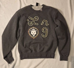 LRG Lifted Research Group-Pullover Crewneck Sweatshirt, Adult Small, Gray - Picture 1 of 3