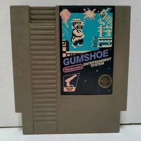 GumShoe Nintendo NES Game GumShoe NES Game AUTHENTIC WORKS GREAT (RARE 5 SCREW)