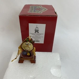 Enesco Disney Showcase Cogsworth Hanging Christmas Tree Ornament Big Ben Boxed - Picture 1 of 7