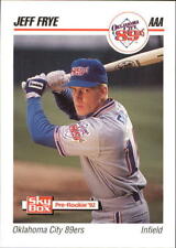 1992 SkyBox Pre-Rookie AAA # 142 Jeff Frye Texas Rangers Oklahoma City 89ers