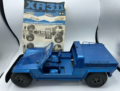 For parts TAMIYA Combat buggy XR311 chassis with body shell vintage rare - Image 1 of 4
