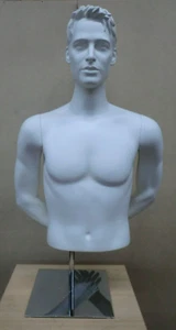 Mannequin Schaufensterpuppe Puppe Modepuppe Männlich Mann 11263 Man Doll Büste - Bild 1 von 6