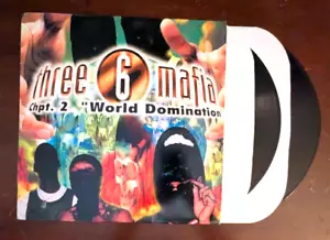Drei 6 Mafia: Chpt. 2 "World Domination" 1997 RPROP-0692 x2 Vinyl LP Schallplatte - Bild 1 von 14