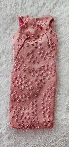 VINTAGE BARBIE #1440 PINK SPARKLE FASHION DRESS WITH TAG AND WORKING ZIPPER - Picture 1 of 4