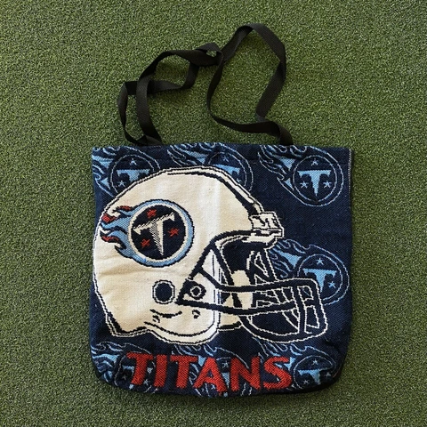 Tennessee Titans Tote Bag NFL Vintage Y2K Houston Oilers Helmet Cover