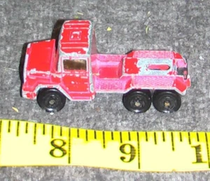 Majorette 1/64 scale diecast Red Magirus Semi Truck tractor trailer tractor only - Picture 1 of 5