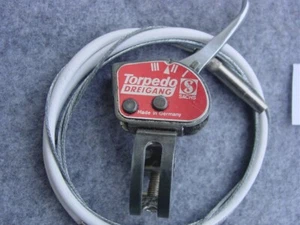 Schalthebel Torpedo Fichtel und Sachs rot 3 speed Nabenschaltung 13 sehr  gut - Bild 1 von 4