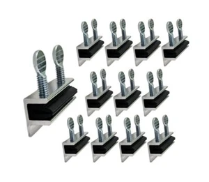 Sliding Window Security Lock With Vinyl Lining Child Proof Lock Aluminum Silver - Picture 1 of 4