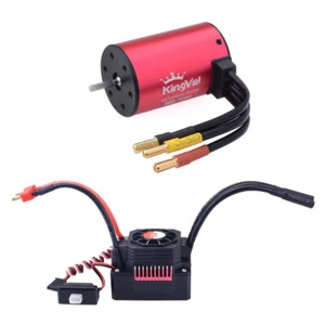 KingVal 3660 Waterproof Brushless Motor with 60A Brushless ESC for 1/10 RC Car - Picture 1 of 12