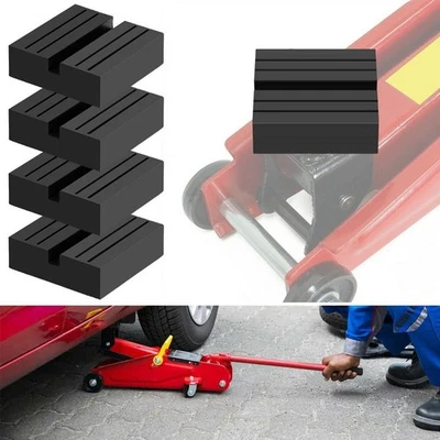 4x Neue Gummiklotz Gummiklötze Gummiauflage Gummiblock Für Hebebühne 75*75*25mm - Bild 1 von 4