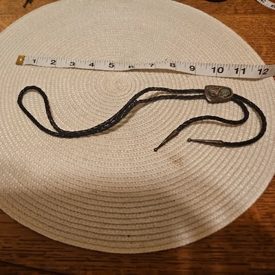 Corbata Bolo Turquesa y Plata de Ley Foto 1 de 4