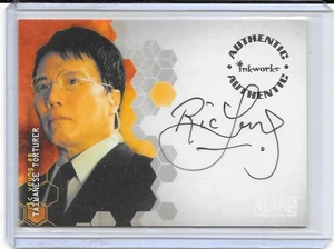 2002 Inkworks Alias Ric Young AUTO A7 SP RARE AUTOGRAPH Indiana Jones - Picture 1 of 1