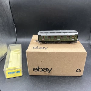 MIB Trix HO Scale Lighted 6 Axle Passenger Coach 3735 - Picture 1 of 10