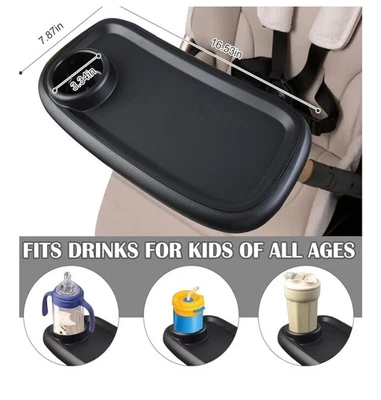 Bandeja universal para aperitivos para cochecito Wanateber, organizador portavasos para cochecito Foto 1 de 4