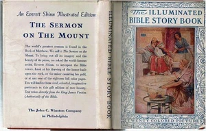 Elizabeth Morton / THE ILLUMINATED BIBLE STORY BOOK 1927 Juvenile - Imagen 1 de 3