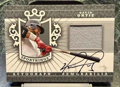 2013 Sport Kings Serie F David Ortiz Autógrafo Memorabilia Plata Automático Foto 1 de 2