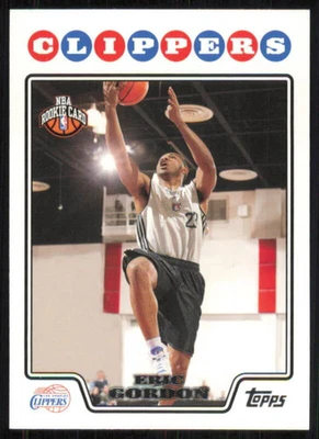 2008 TOPPS ERIC GORDON 202 MINT RC BASKETBALL LOS ANGELES CLIPPERS - Image 1 of 2