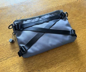 nuova pochette HEDGREN Belgio con cerniera trucco cosmetici articoli da toeletta - grigia - Foto 1 di 8